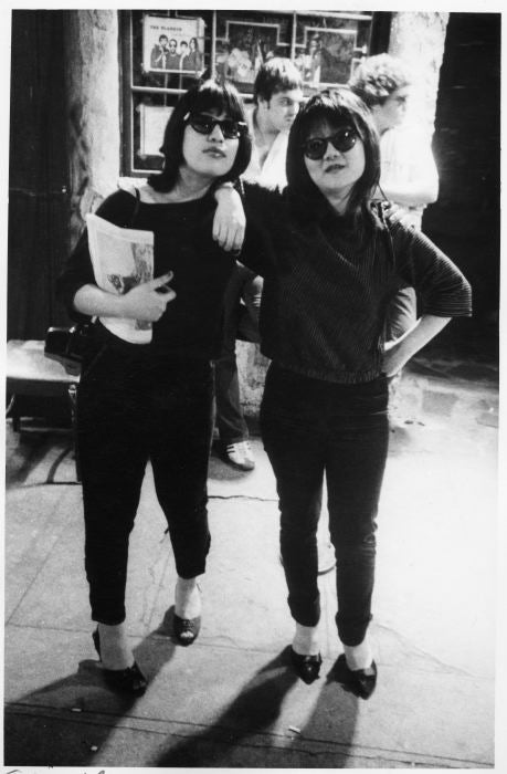 Sylvia Reed & Anya Phillips, Bowery, 1978