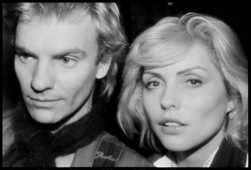 Sting with Debbie Harry, New York City, 1977
