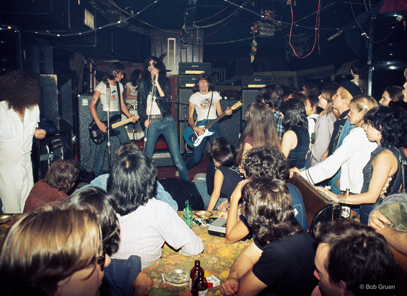 Ramones. NYC, 1976, photographed by Bob Gruen.