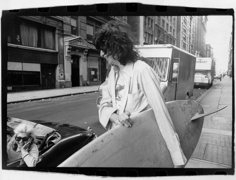 Joey Ramone with Debbie Harry, New York City, 1977