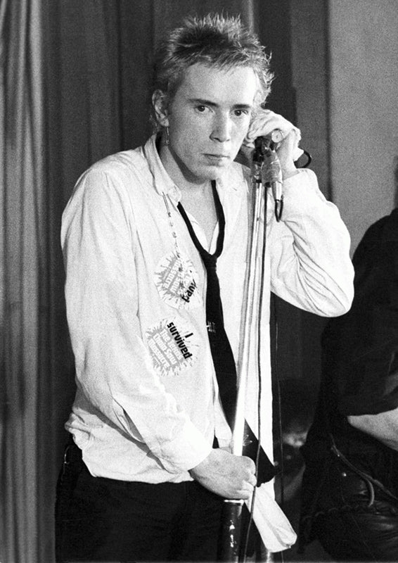 Johnny Rotten. London, 1976