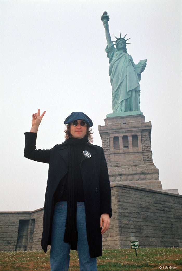 John Lennon. NYC, 1974, photographed by Bob Gruen.