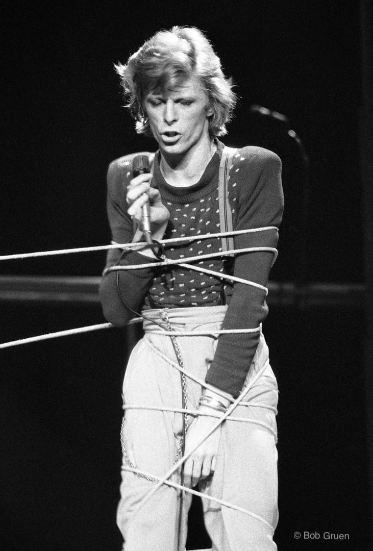 David Bowie in New York 1974. Photograph by Bob Gruen