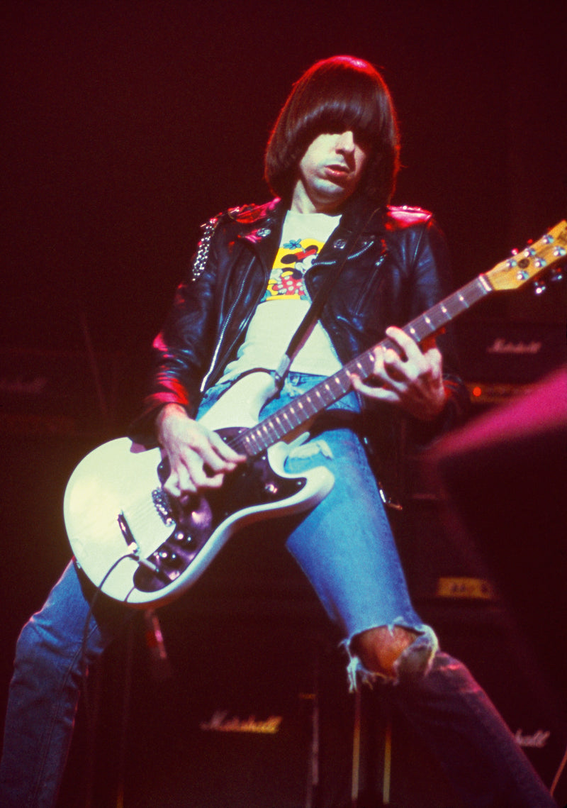 Dee Dee Ramone, photographed by Danny Fields, London, 1977