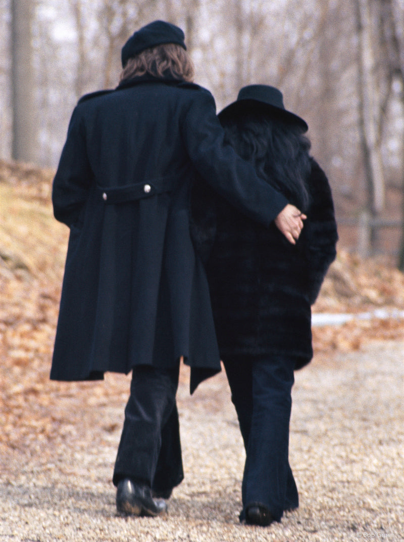 John Lennon & Yoko Ono. NYC, 1973, photographed by Bob Gruen.