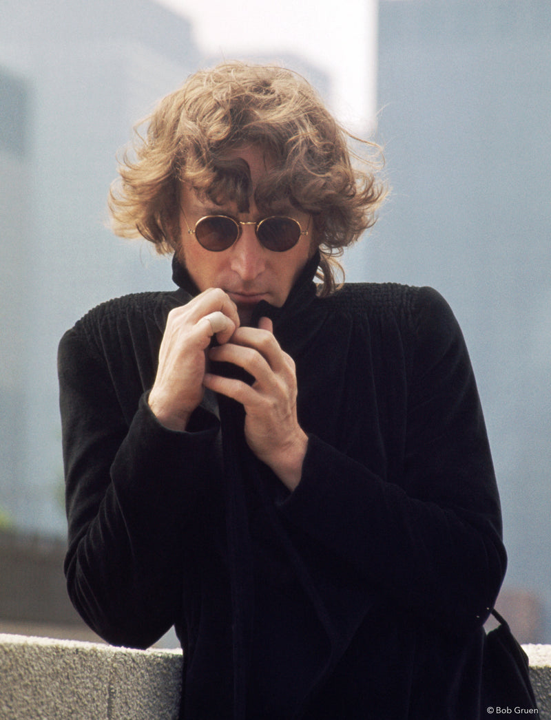 John Lennon. New York City, 1974, photographed by Bob Gruen.