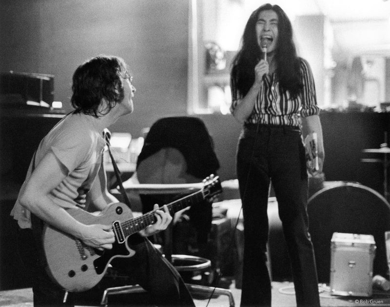 John Lennon & Yoko Ono. NYC, 1972, photographed by Bob Gruen.