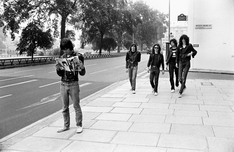 Ramones, photographed by Danny Fields, London, 1976 (II)