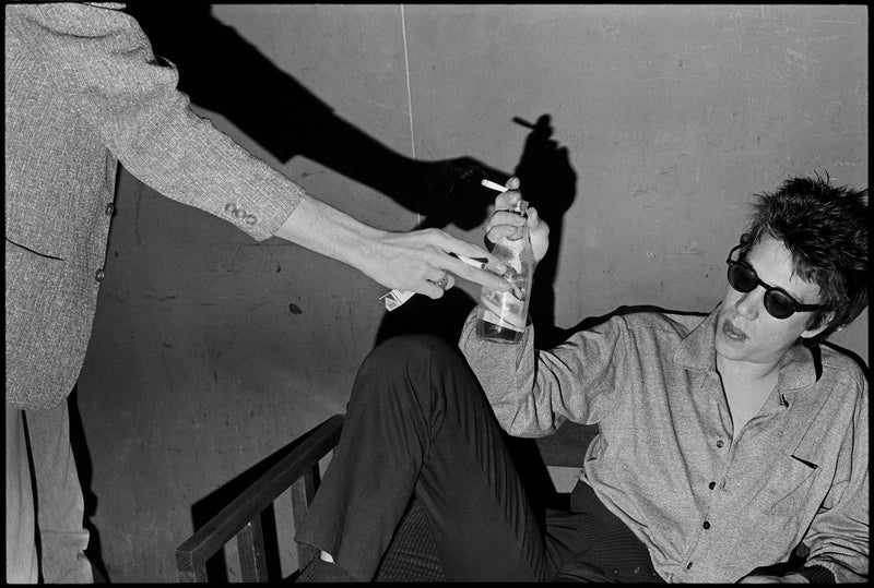 Richard Hell at Max's Kansas City, New York City, 1977