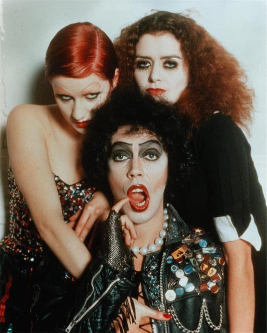 Tim Curry, Patricia Quinn and Nell Campbell - Rocky Horror, 1974