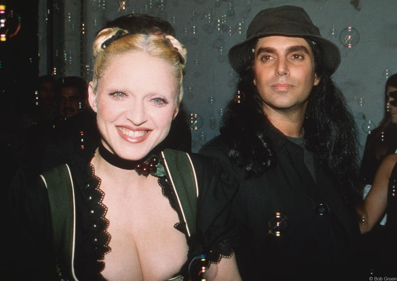 Madonna and Steven Meisel, New York City, 1992, photographed by Bob Gruen.