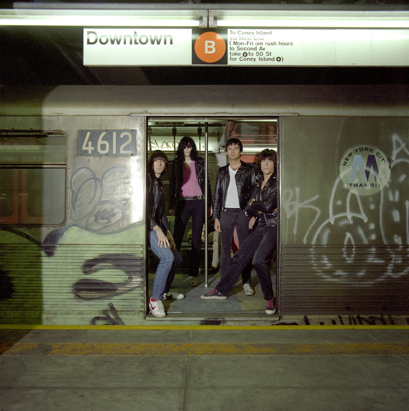 Ramones, New York City Subway, 1977