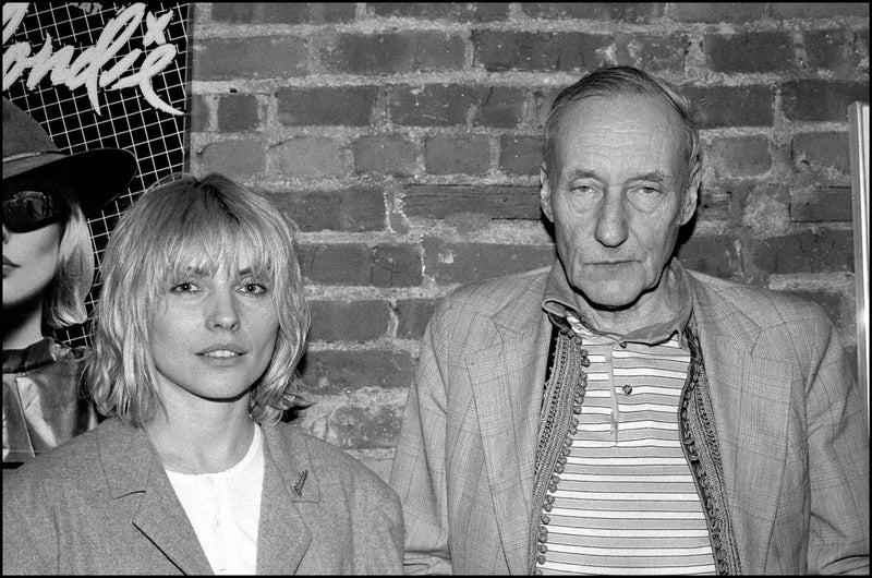 William S. Burroughs and Debbie Harry, New York City, 1980, photographed by Bobby Grossman.