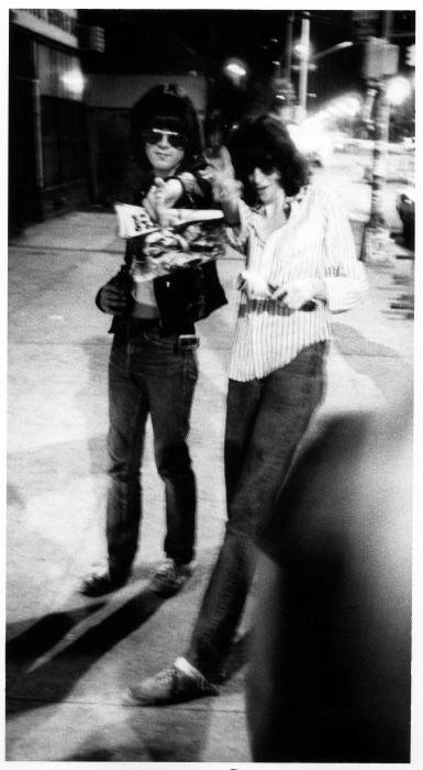 Joey Ramone. CBGB's New York City, 1981