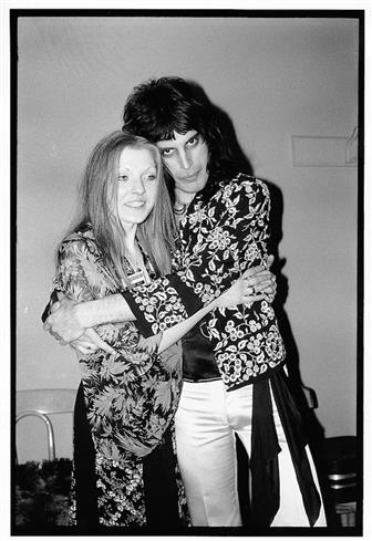 Mary Austin and Freddie Mercury