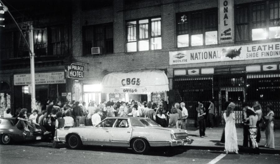 View from Bowery, New York City, 1977