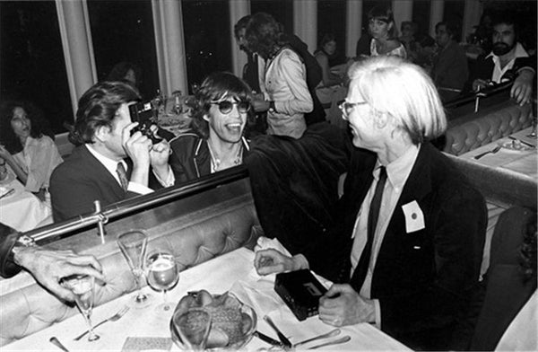 Mick Jagger and Andy Warhol. NewYork City, 1978
