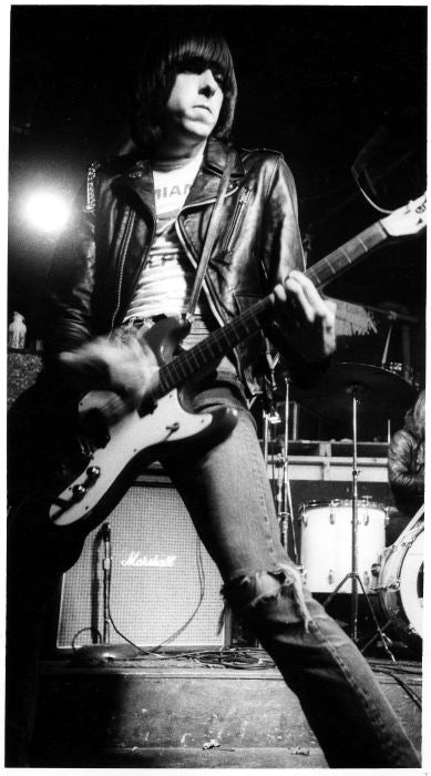 Johnny Ramone. CBGB's New York City, date unknown