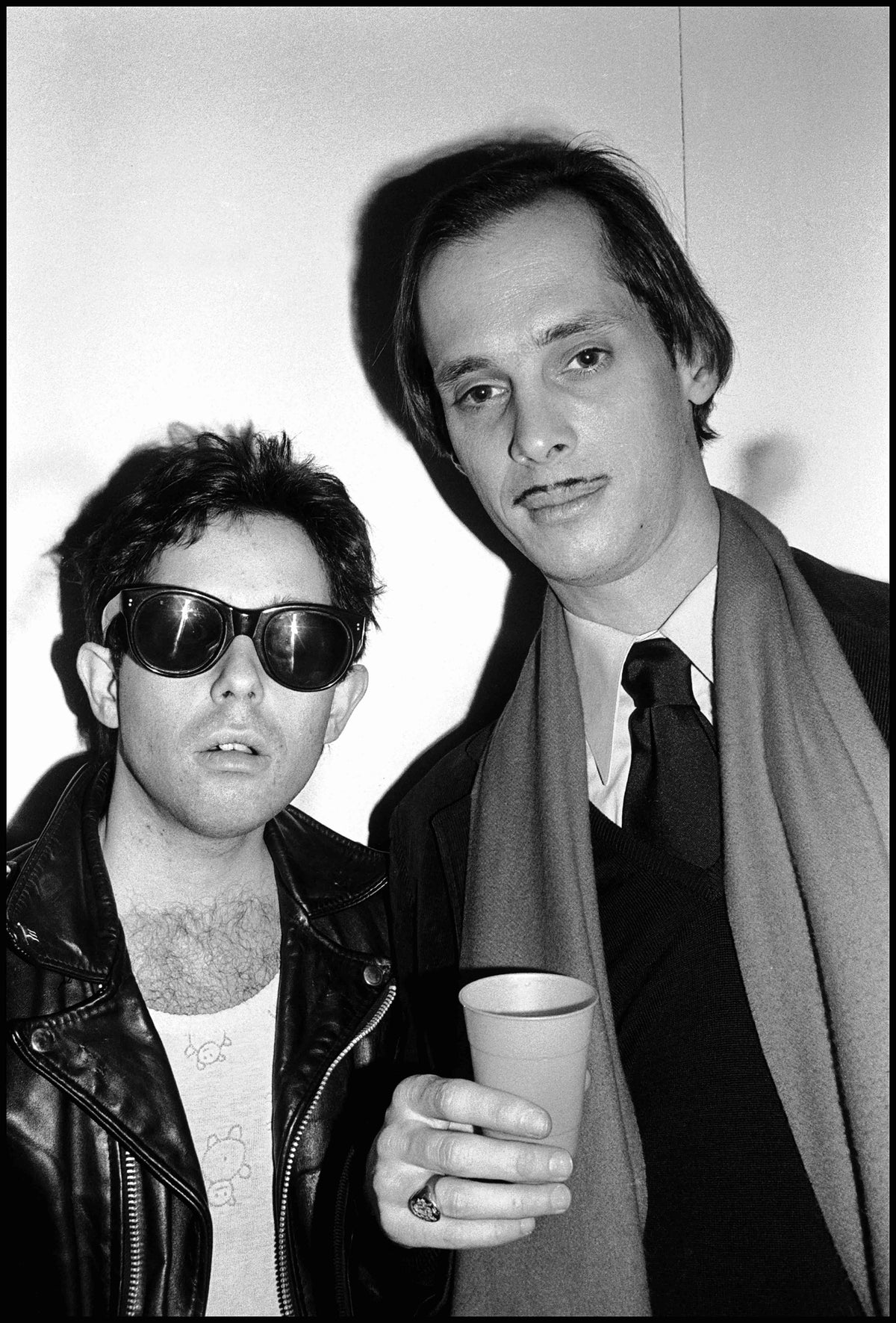Bobby Grossman with John Waters, New York City, c. 1980