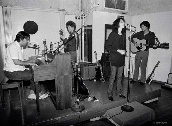 John Cale, Lou Reed, Patti Smith & David Byrne. NYC, 1976
