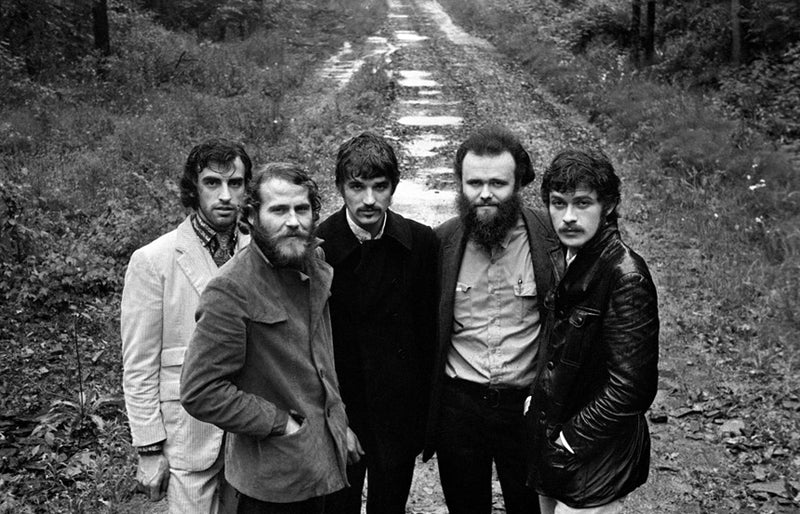 The Band, album cover photo, Woodstock, 1969