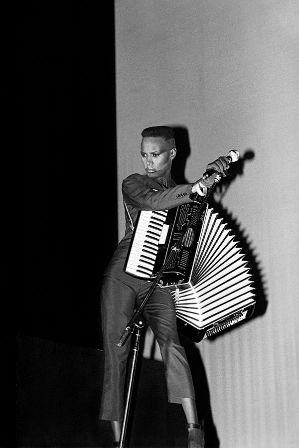 Grace Jones by Ebet Roberts, 1981