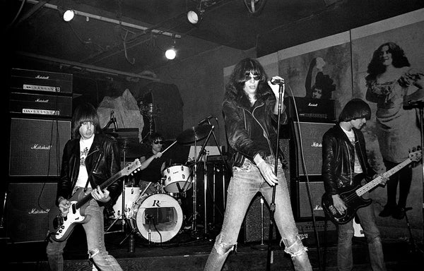 Ramones by Ebet Roberts. CBGB, NYC, 1977