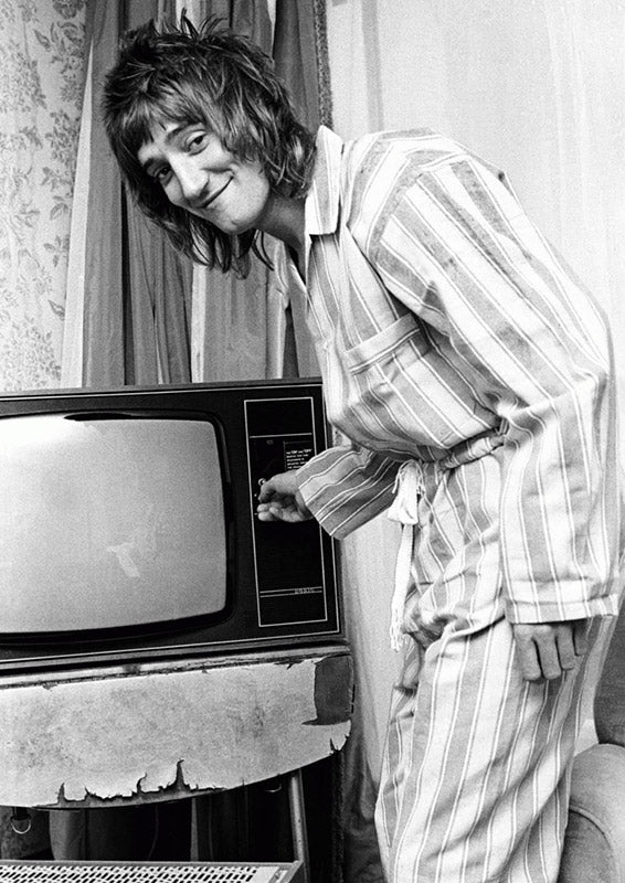 Rod Stewar. London, 1974