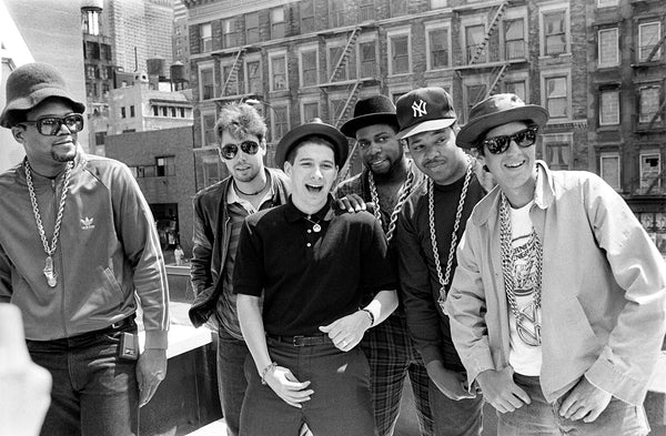 Beastie Boys and Run DMC by Ebet Roberts, New York City, 1987