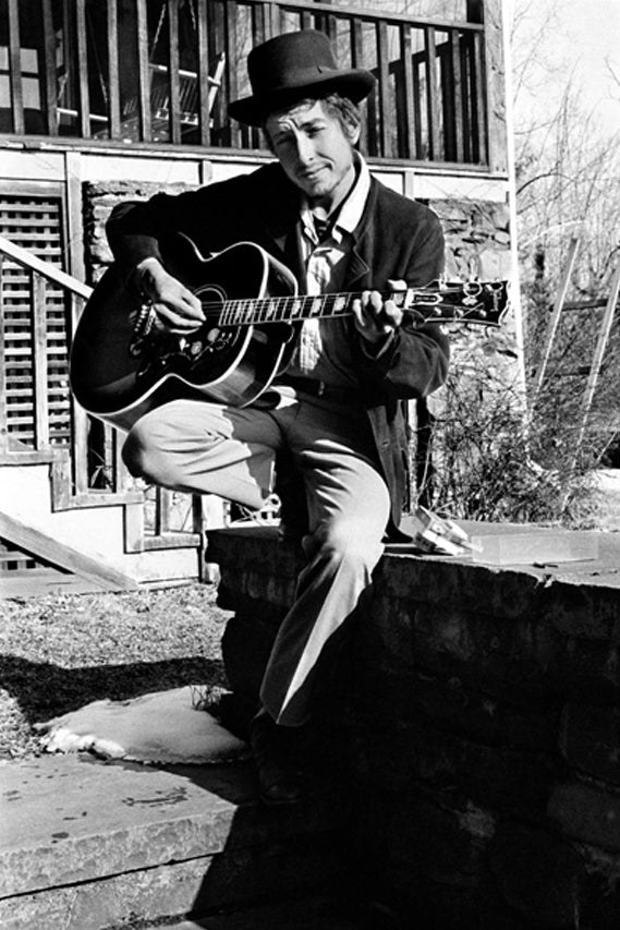 Bob Dylan. Woodstock New York, 1969