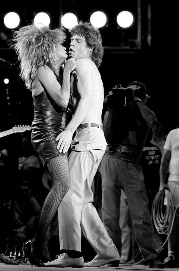 Tina Turner & Mick Jagger. Philadelphia, 1985