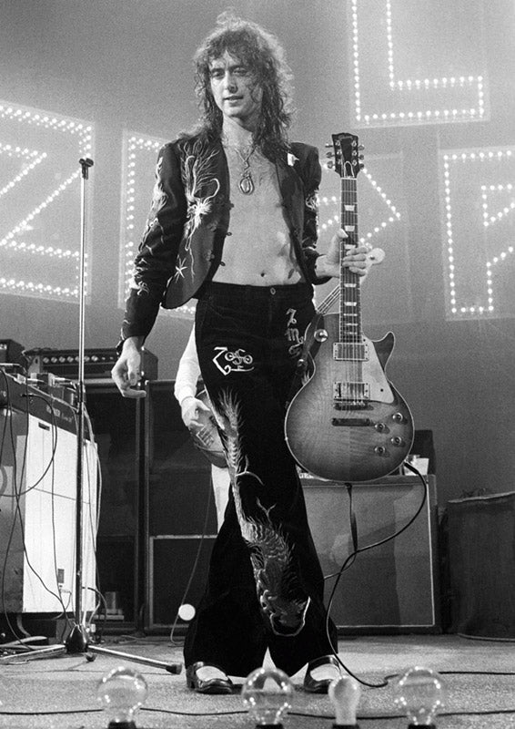 Jimmy Page. London, 1975
