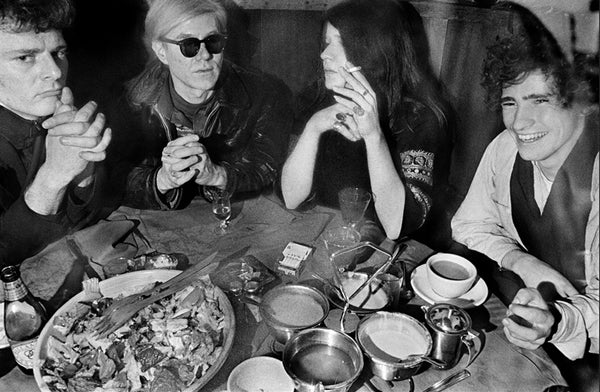 Paul Morrissey, Andy Warhol, Janis Joplin. New York City, 1968