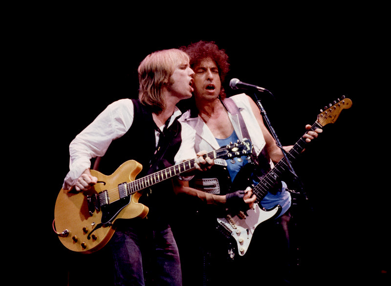 Bob Dylan and Tom Petty, New York City, 1986