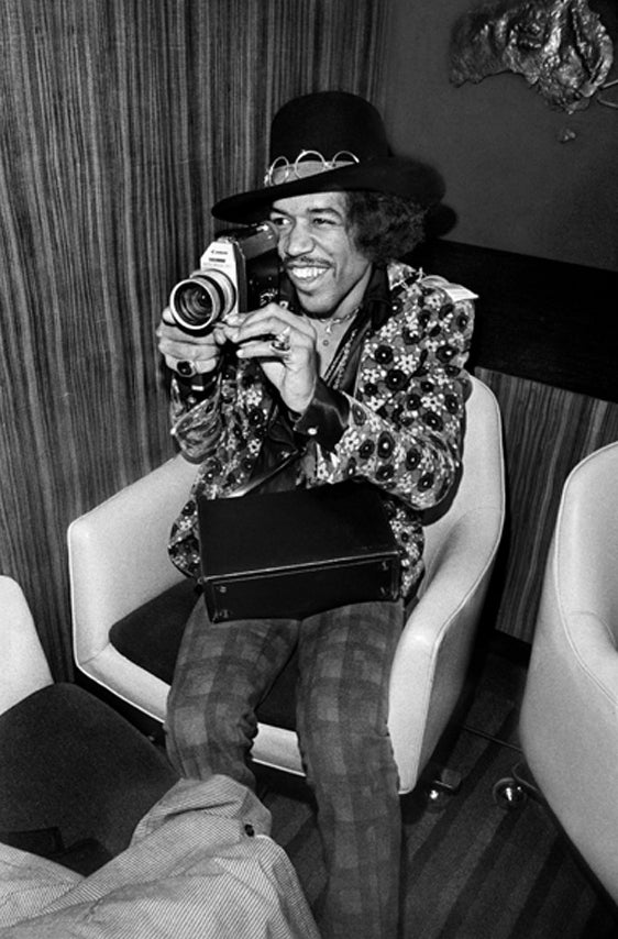 Jimi Hendrix. Pan Am building New York City, 1968