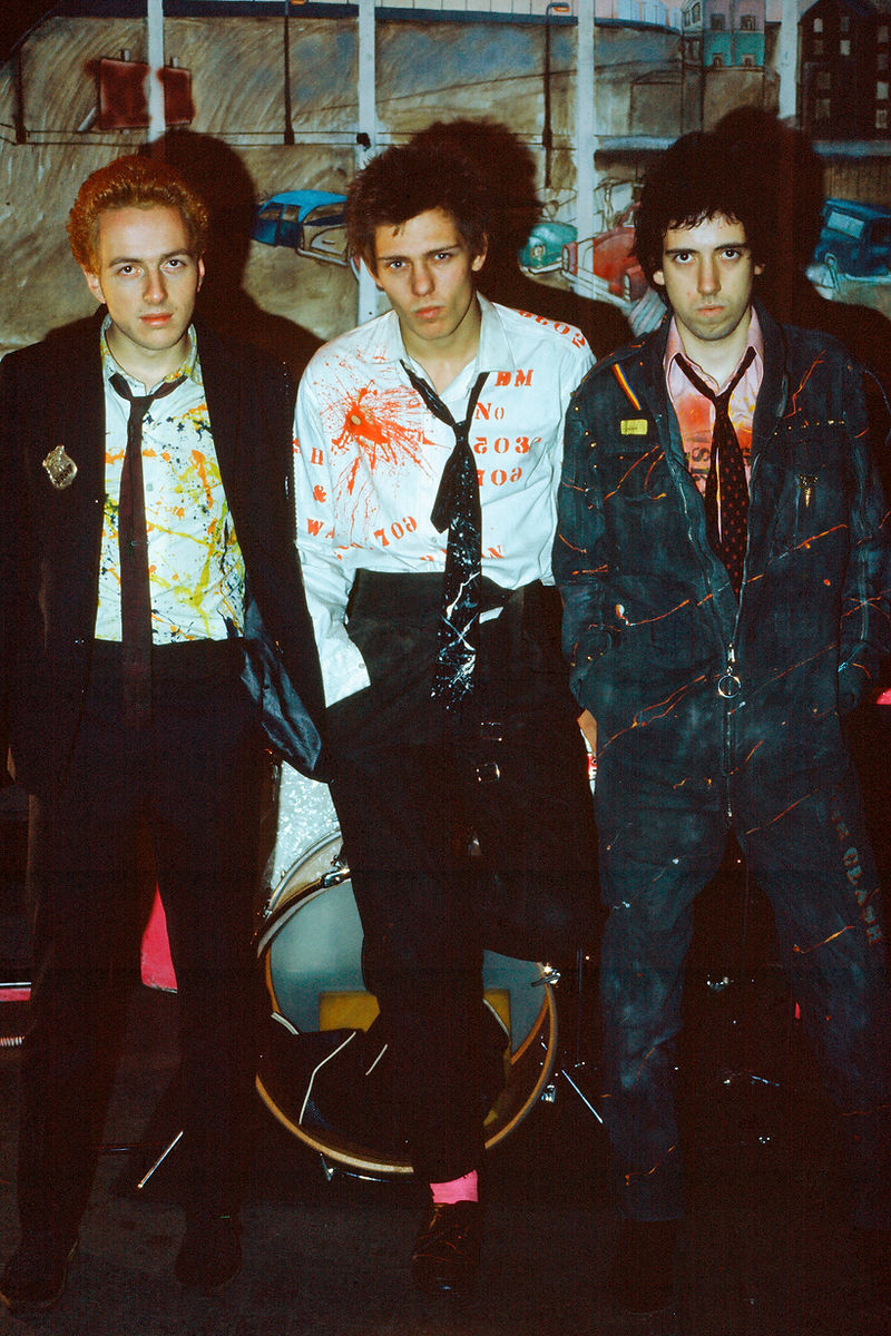 The Clash in Rehearsal Studio, London, 1977