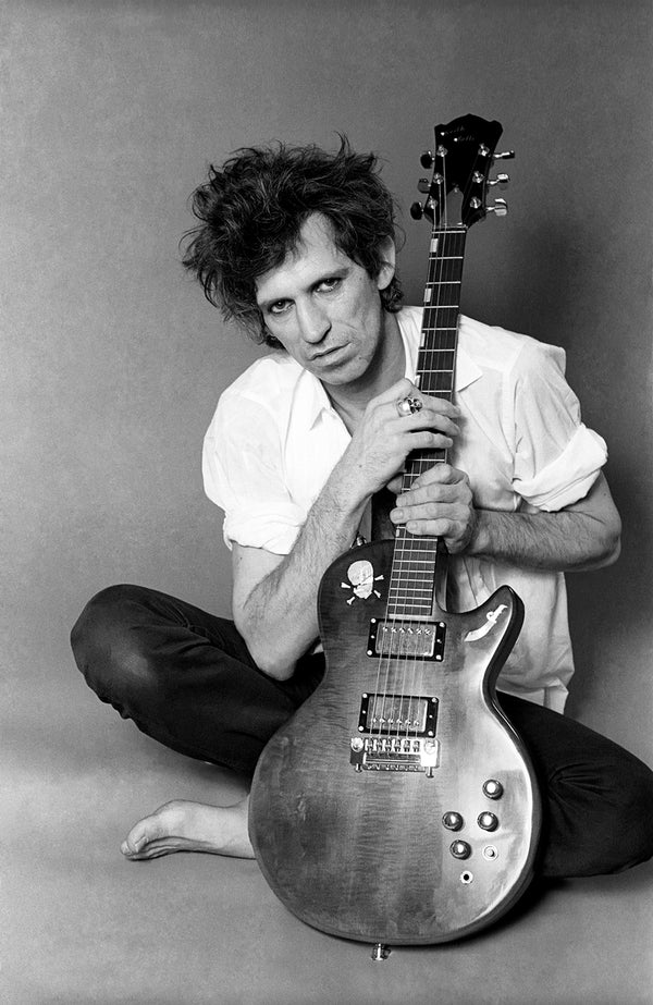 Keith Richards, The Rolling Stones by Ebet Roberts. New York City, 1983