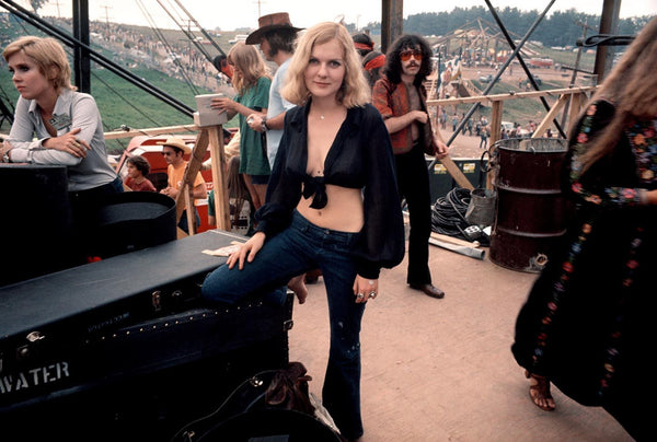 Leslie Loaf at Woodstock. Bethel, New York. 1969