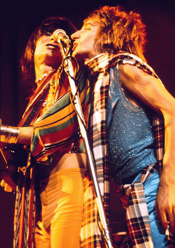 Rod Stewart & Ronnie Wood. London, 1973