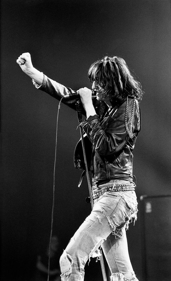 Joey Ramone, Ramones by Ebet Roberts. The Palladium, 1979
