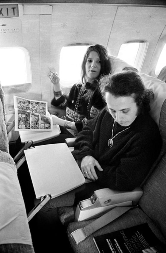 Janis Joplin and Dave Getz. Detroit, 1968