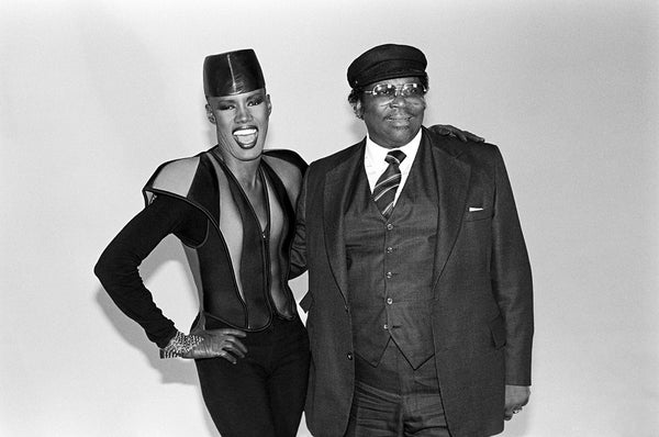 Grace Jones & BB King by Ebet Roberts, 1983