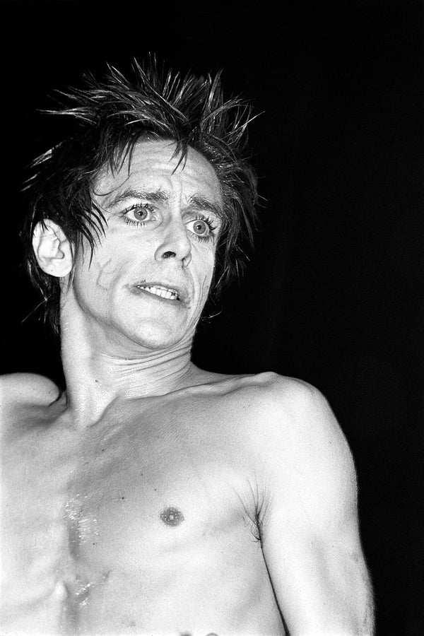 Iggy Pop by Ebet Roberts. The Palladium. New York City, 1977