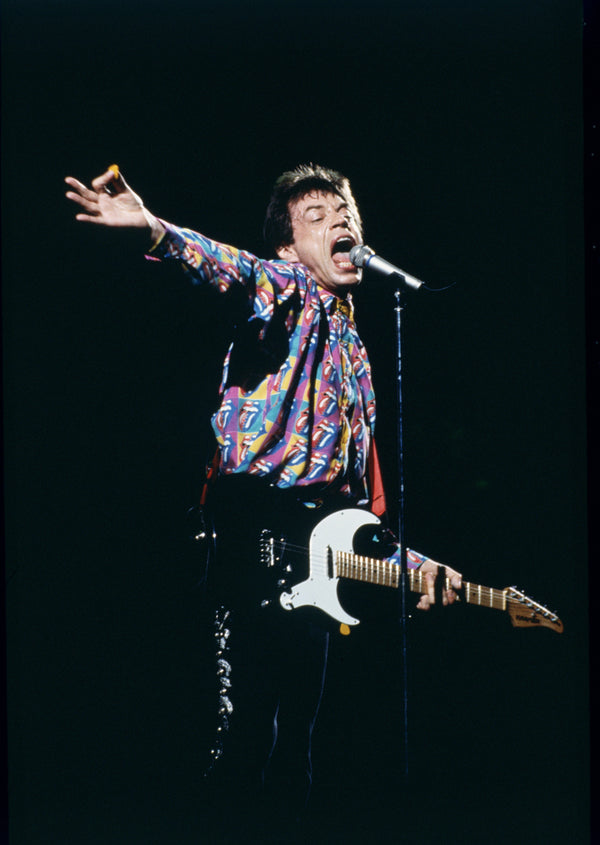 Mick Jagger. Steel Wheels tour, 1989