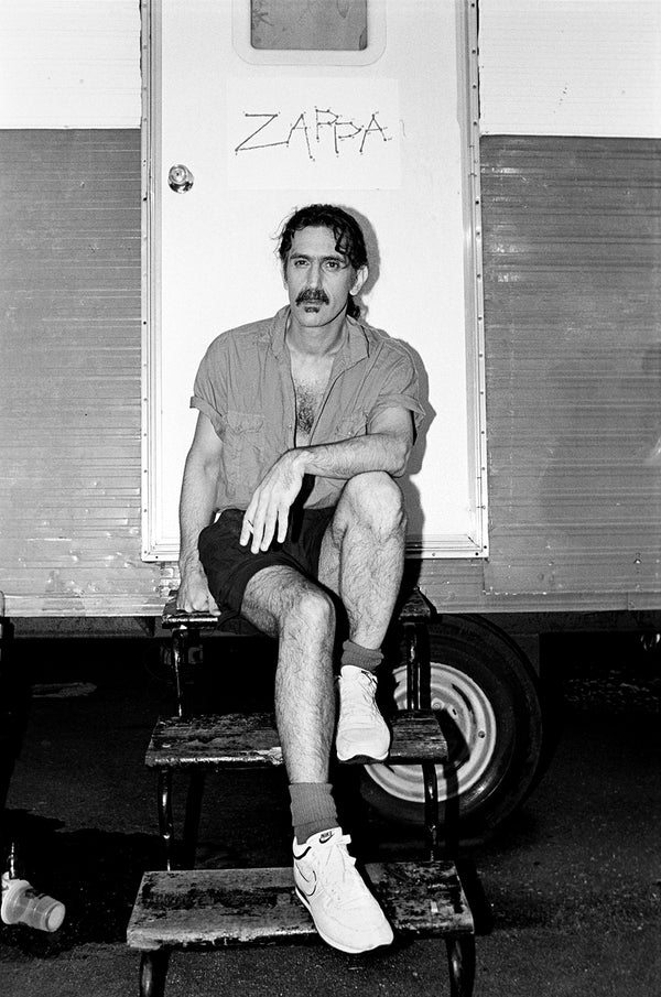 Frank Zappa, The Pier by Ebet Roberts. New York City, 1984