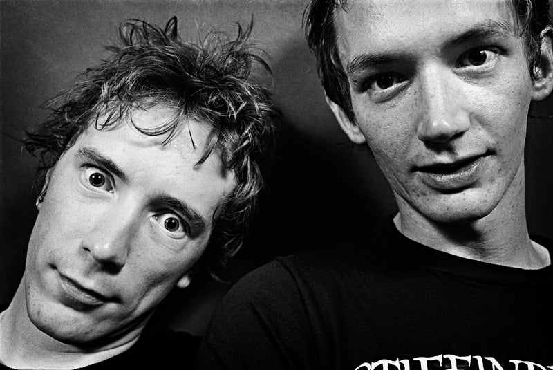 Johnny Rotten & Keith Levene. New York, 1982