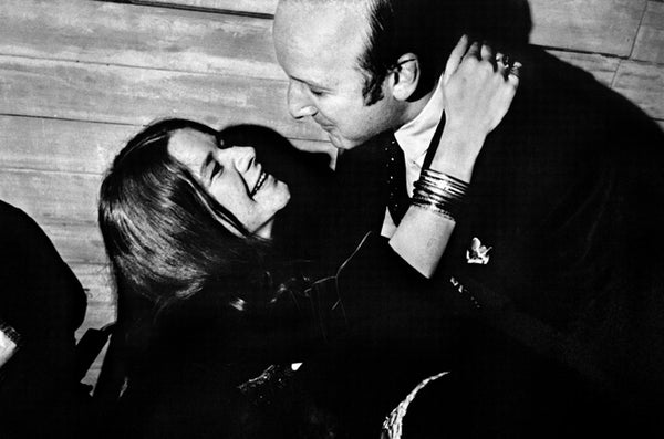 Janis Joplin and Clive Davis. New York City, 1968
