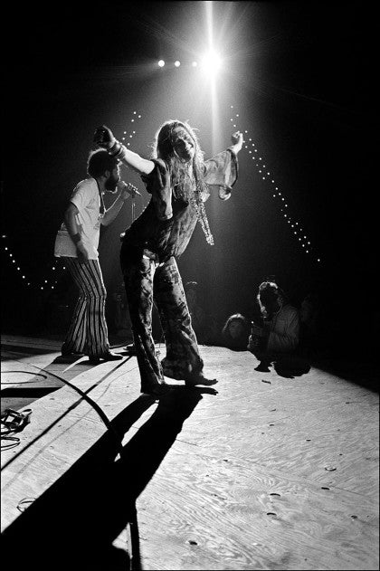 Janis Joplin at Woodstock in Bethel, New York. 1969