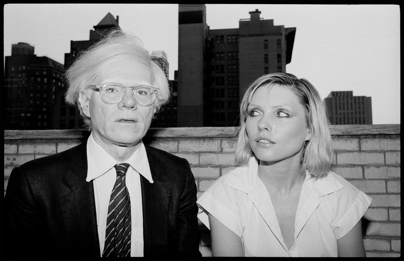 Andy Warhol with Debbie Harry, New York City, 1978