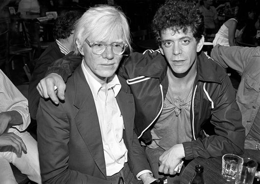 Andy Warhol and Lou Reed. NYC, 1978